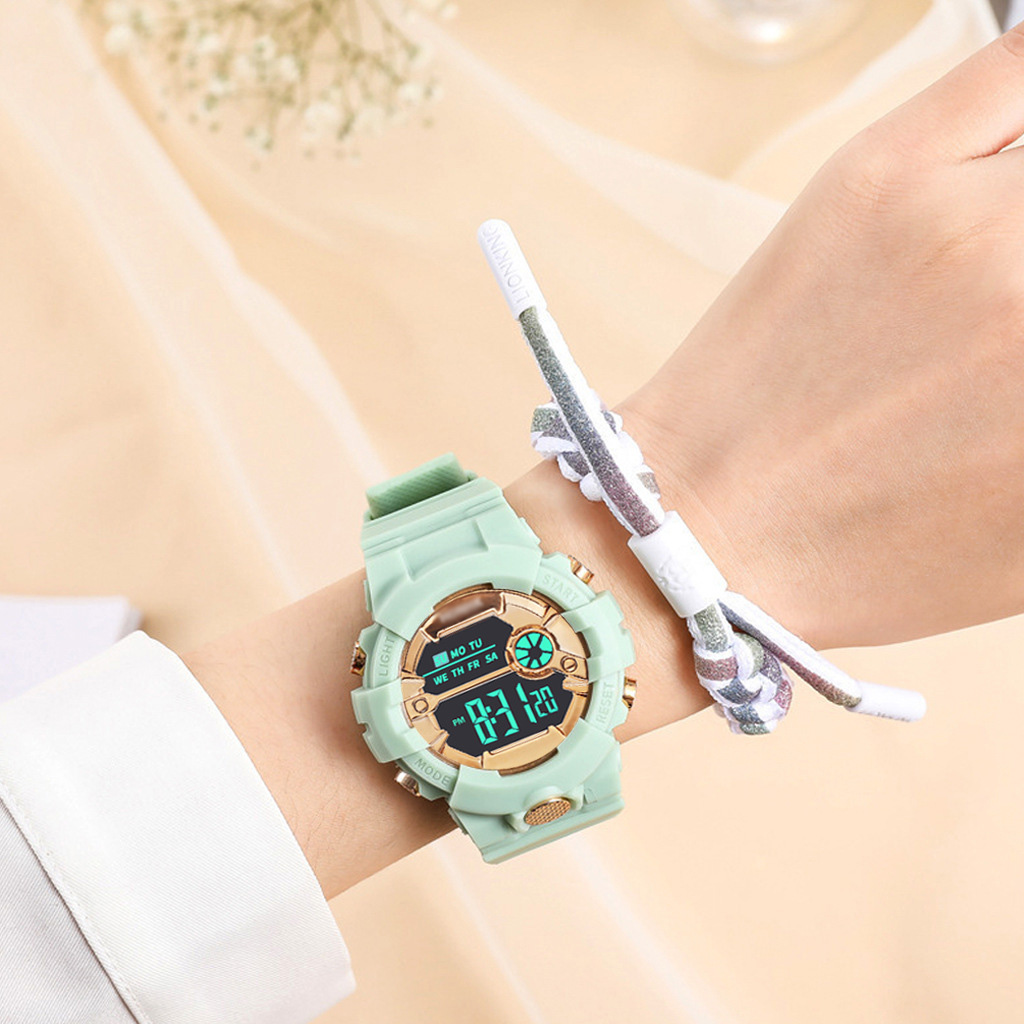 Đồng Hồ NỮ thể thao H5566 Sports  Điện Tử  Dây Silicone Bền Chắc