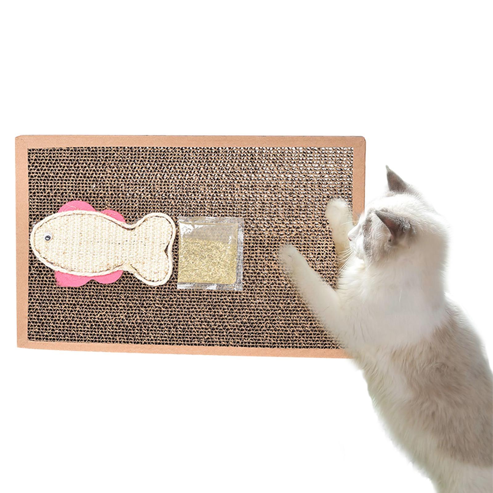 Cat Scratcher Pad Scratching Board Corrugated Cardboard Pet Supplies Kitten