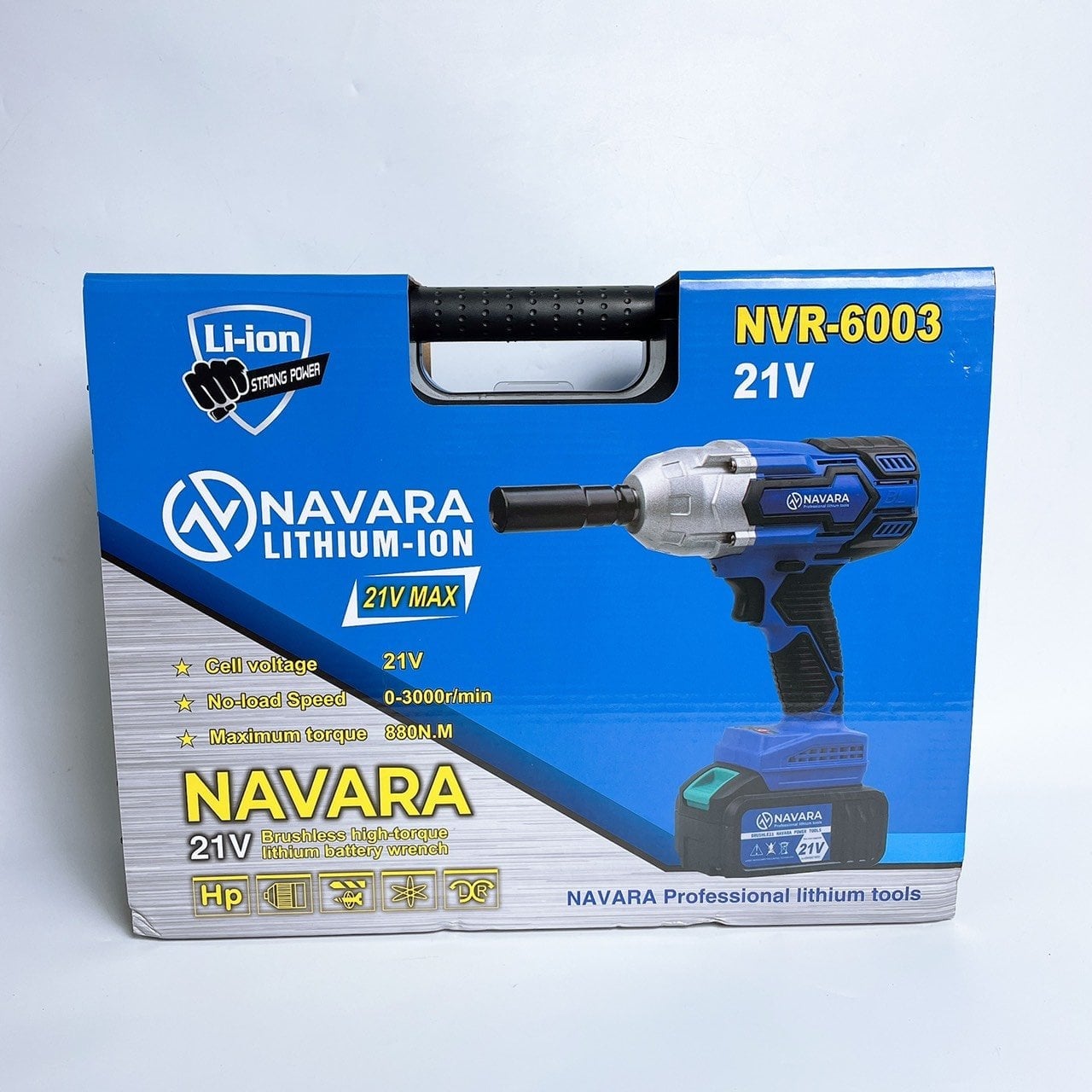 MÁY SIẾT BULONG CAO CẤP NAVARA MỞ ỐC 34mm  BẢO HÀNH 24 THÁNG CHÍNH HÃNG