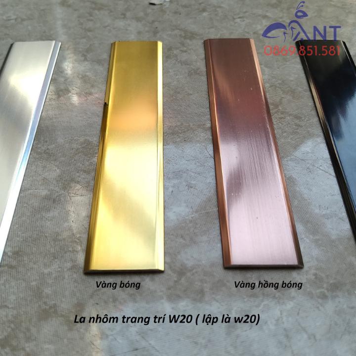 La nhôm 15mm, lập là nhôm trang trí, nẹp nhôm lập là 15mm, nẹp nhôm phẳng uốn cong dán cạnh tủ, chạy viền