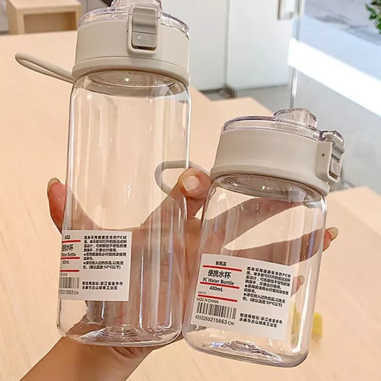 Bình Nước Cầm Tay Chống Vỡ Có Lưới Lọc 350 /550/800ML Bình Nước Thể Thao Kiểu Dáng Đơn Giản Hiện Đại - HÀNG CHÍNH HÃNG MINIIN