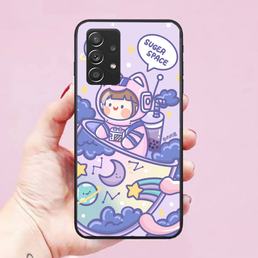 Ốp lưng điện thoại dành cho Ốp Lưng Samsung Galaxy A32 Hình Cô Bé Dễ Thương