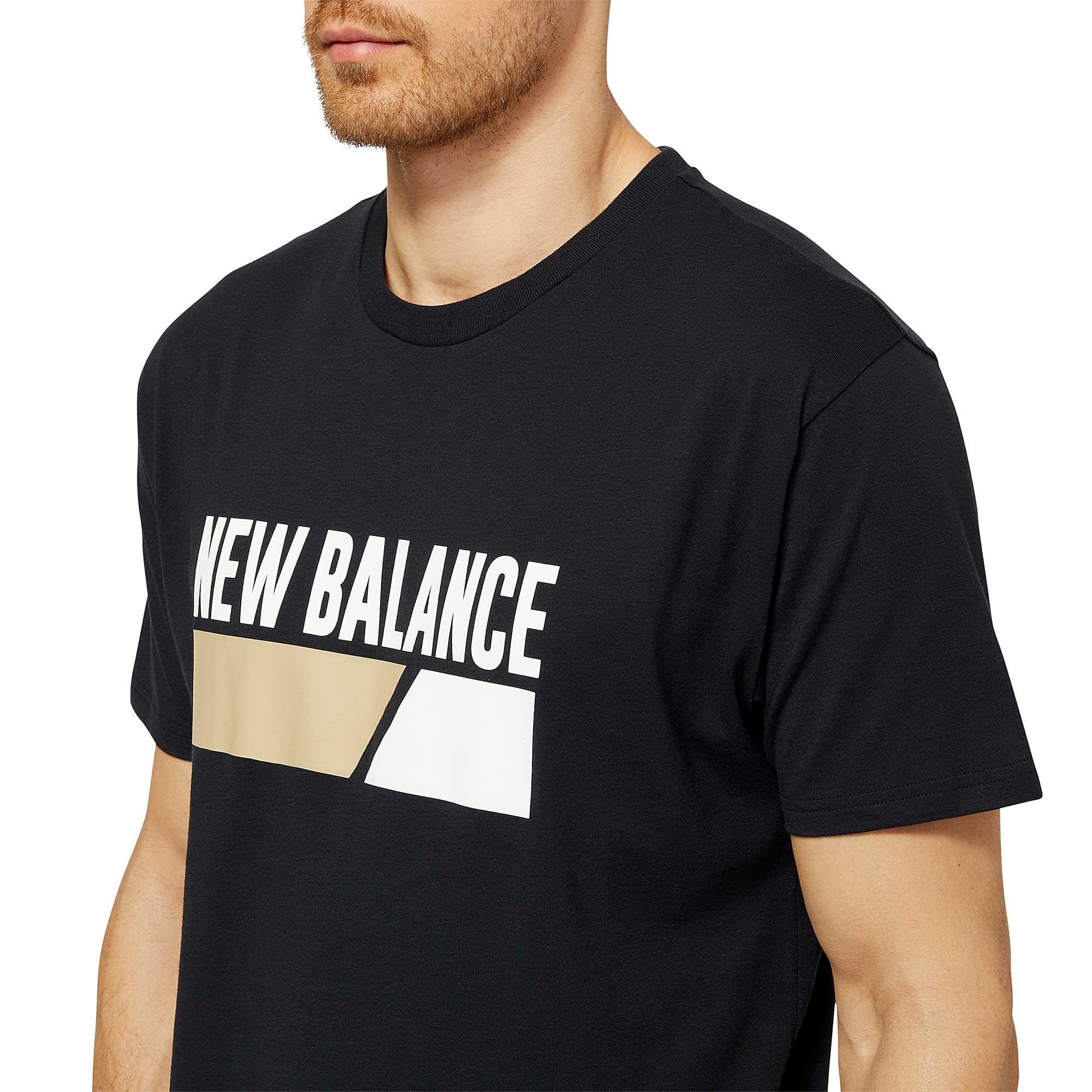 Áo thun thời trang nam New Balance LIFESTYLE T-SHIRT M BLACK - MT23901BK (form quốc tế)