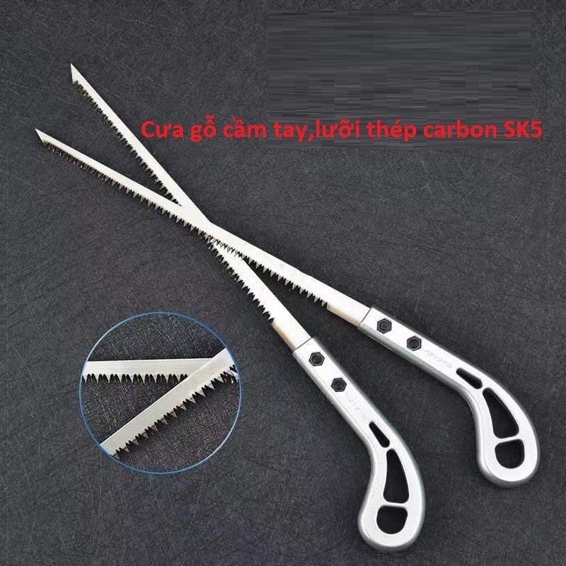 Cưa gỗ cầm tay mini,Cưa bonsai cực sắc cưa lách cành cây vị trí hẹp, khoét tạo kiểu dáng cây