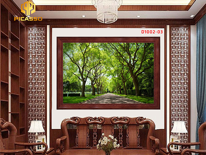 Tranh kính Phong cảnh thiên nhiên D1002 01