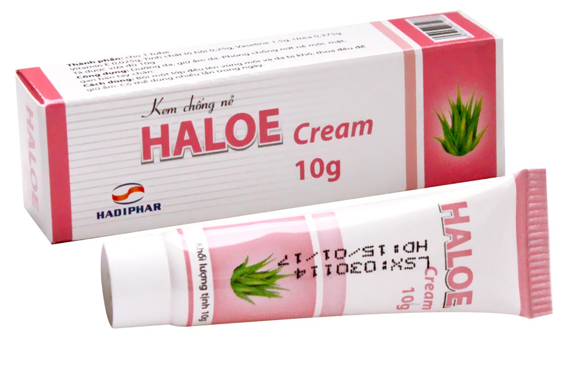 Kem bôi nẻ Haloe Cream Hadiphar Tuýp 10g