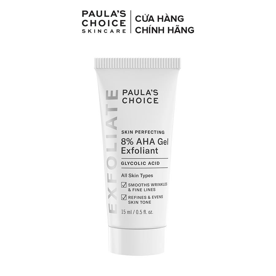 Gel tẩy tế bào chết làm mềm và sáng mịn da Paula's Choice Skin Perpecting 8% AHA Gel Exfoliant 15ml 1907