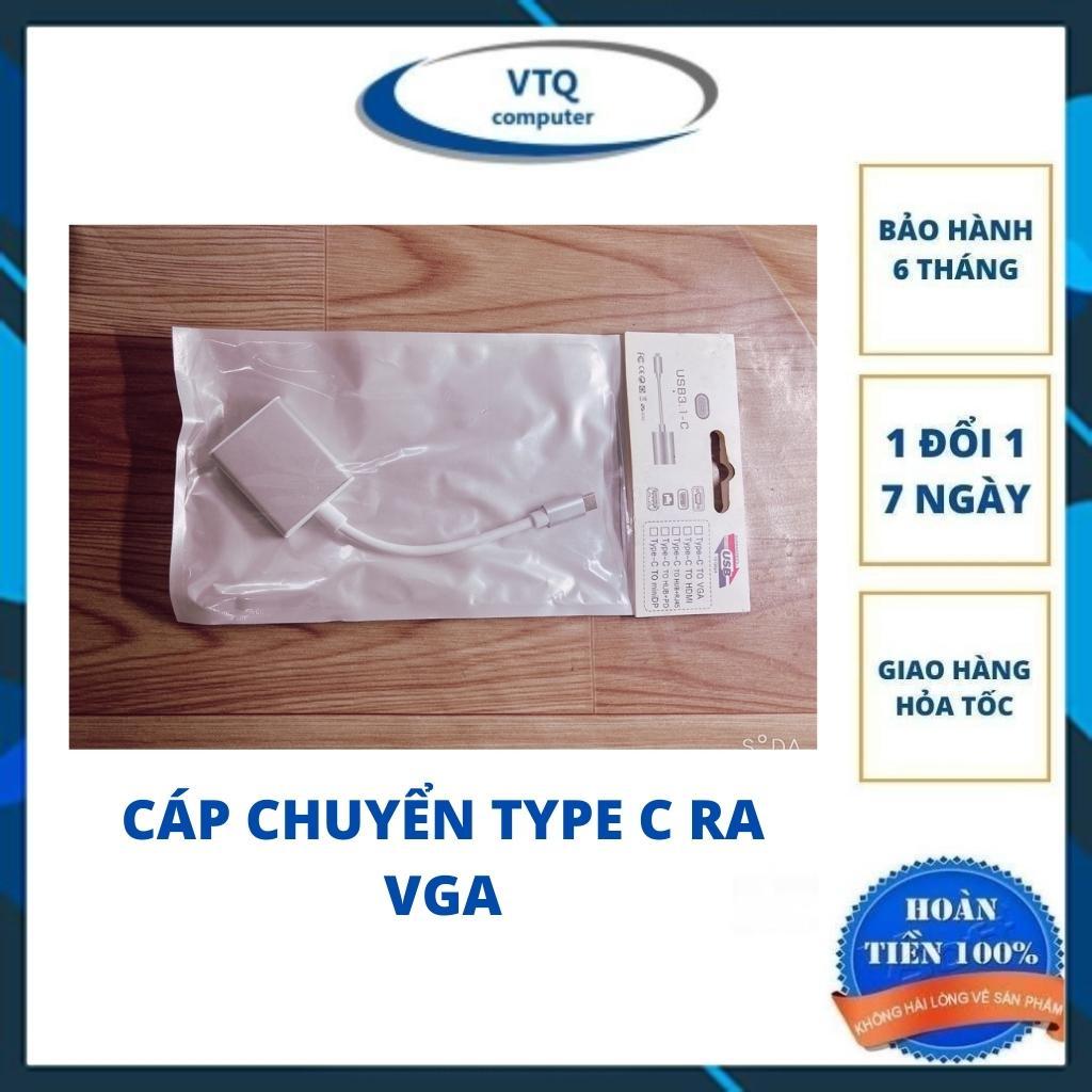 Cáp chuyển tín hiệu type-c ra vga,type c to vga loại tốt