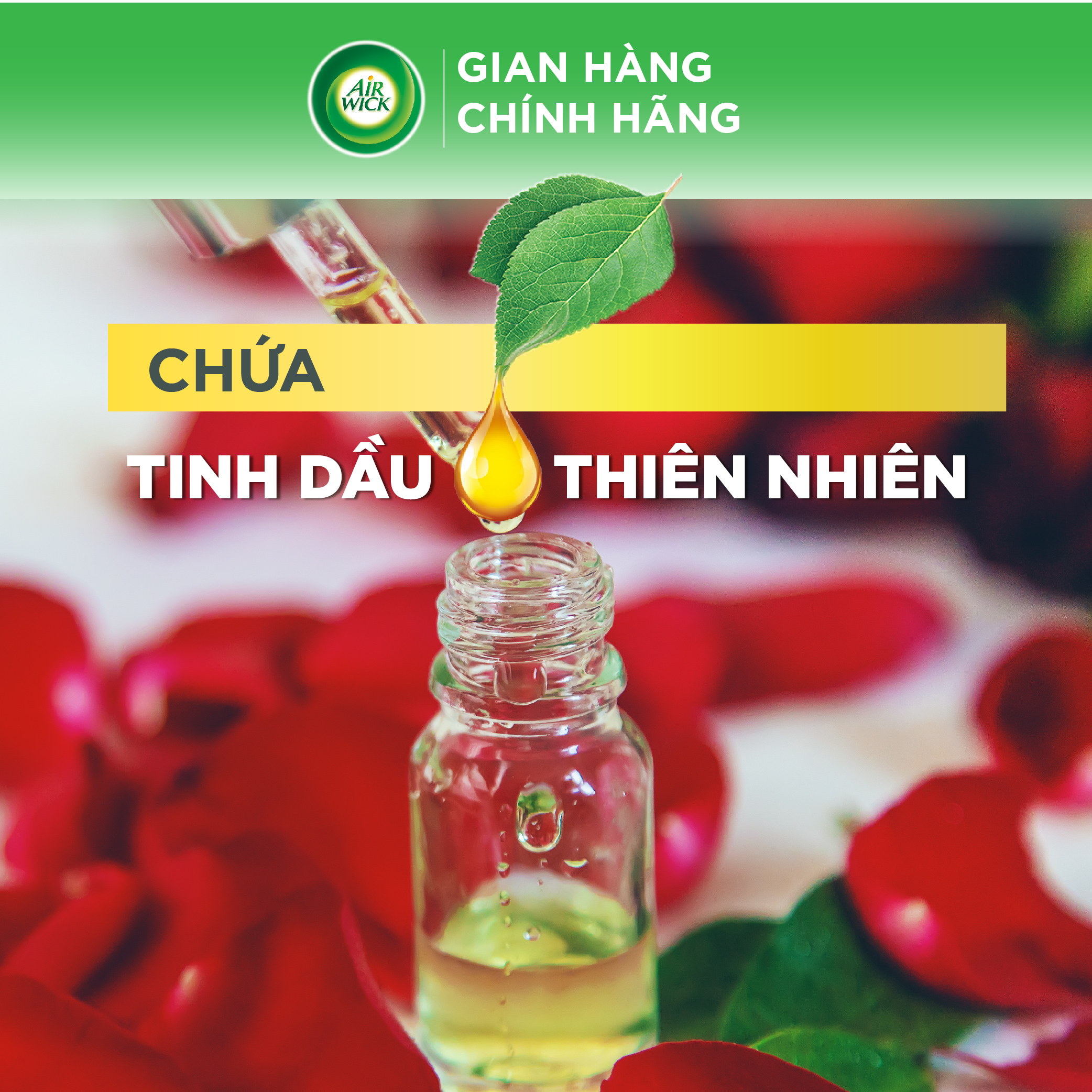 Chai xịt phòng thơm lâu 5 trong 1 AIRWICK, Anh Quốc, khử mùi và lan tỏa hương thơm ngay tức thì, hương thiên nhiên 300ml