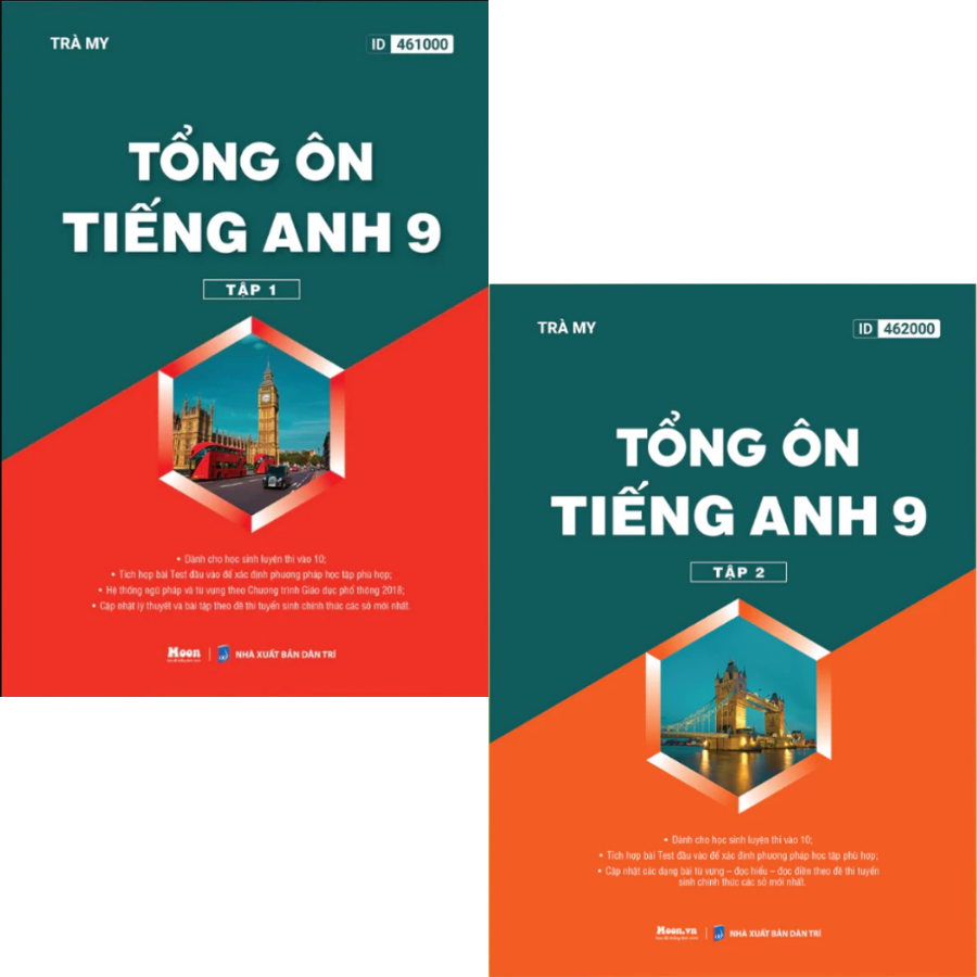 Sách - Tổng Ôn Tiếng Anh lớp 9 (Moon)