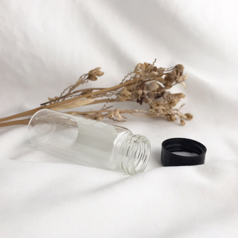 Chai thủy tinh Vial trắng có chia vạch nắp vặn /Onelab