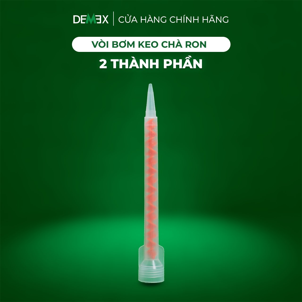Vòi Bơm Keo Chà Ron 2 Thành Phần DEMEX
