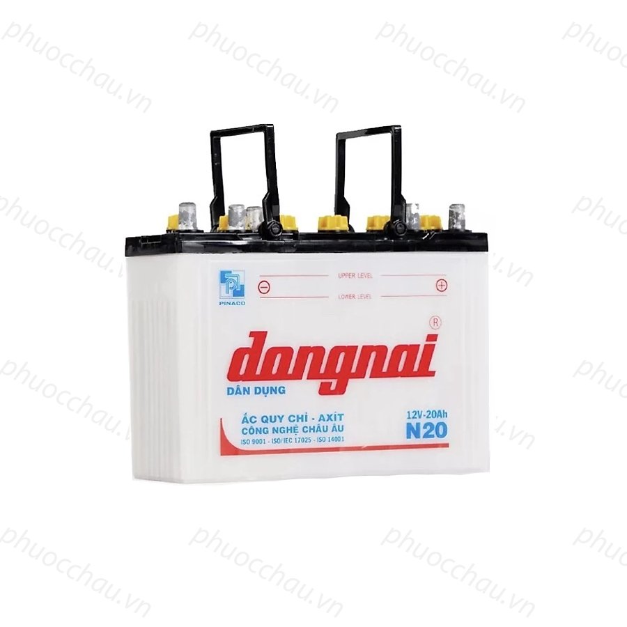 Bình Ắc Quy 12V-20Ah, Ắc Quy Thắp Sáng Dongnai N20