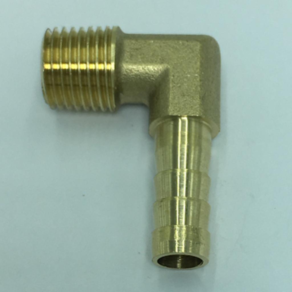 DN8 Brass Elbow Hose Connector Hose Connector, Male Thread