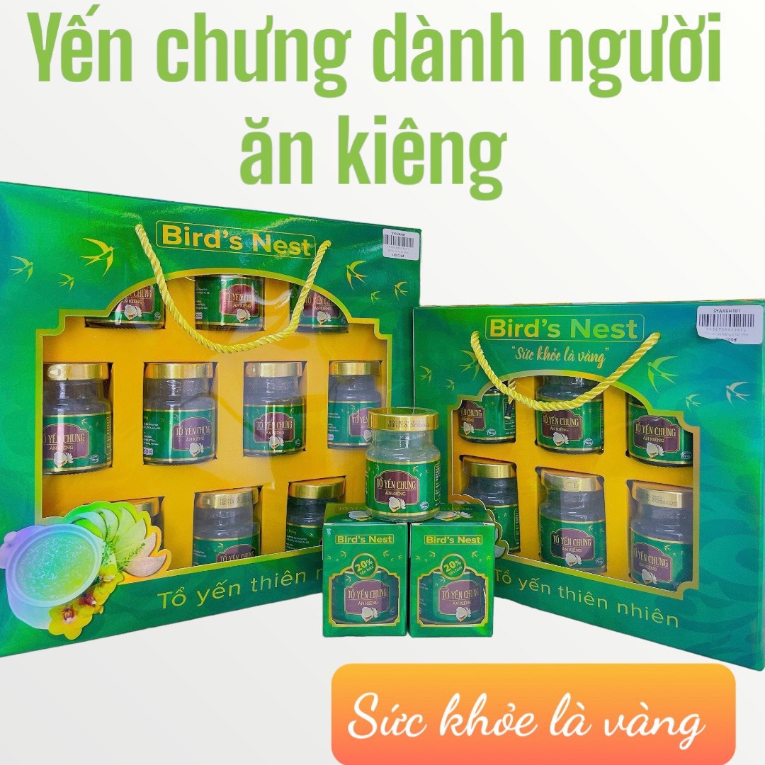 Yến chưng Đường Ăn Kiêng hàng Bird`s Nest