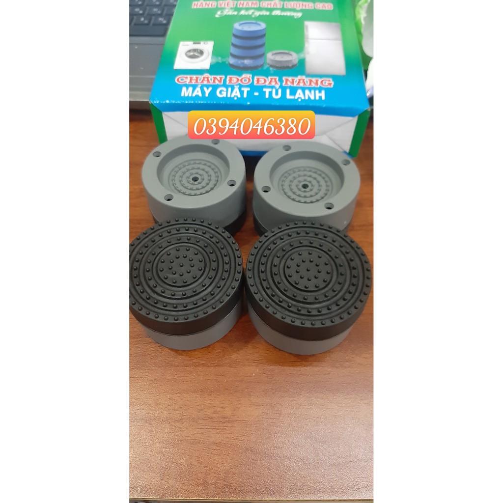 Sét 4 Đế máy giặt chống rung silicol