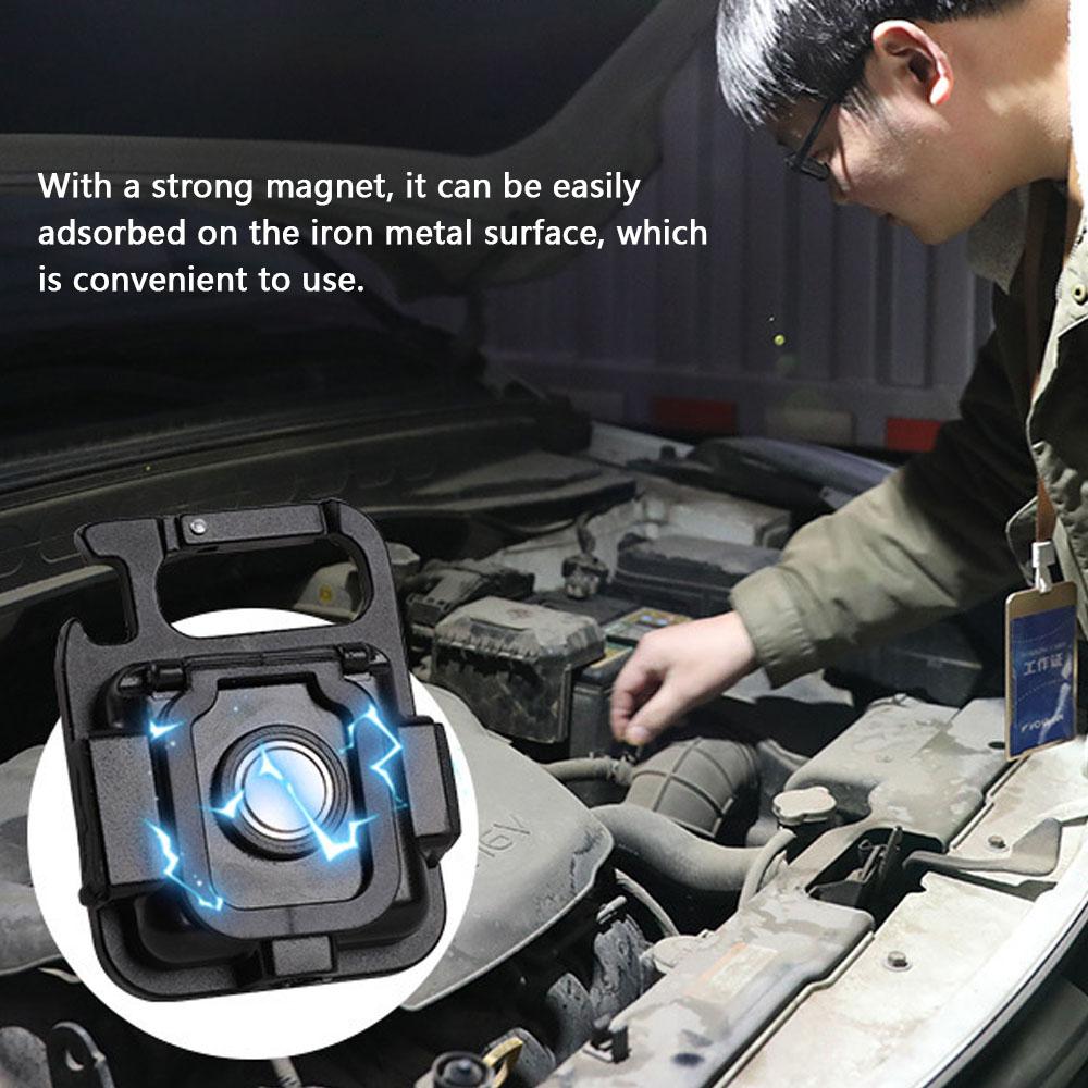 Mini LED Flashlight Portable Emergency Light USB Keychain Light COB Working Lamp with 4 Lights Bottle Opener Magnet Base