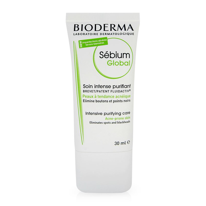 Kem dưỡng da, làm giảm mụn trứng cá và giảm sẹo do mụn BIODERMA Sébium Global 30ml