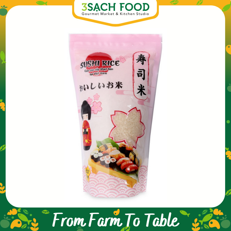Hình ảnh Gạo Nhật Sushi Rice - gói 1kg
