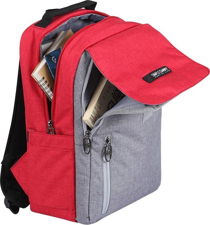 Balo học sinh Simplecarry Issac2   - Red/Grey