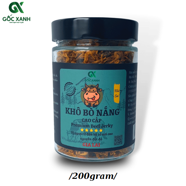 Khô bò Nắng (dạng sợi) hủ 200gram