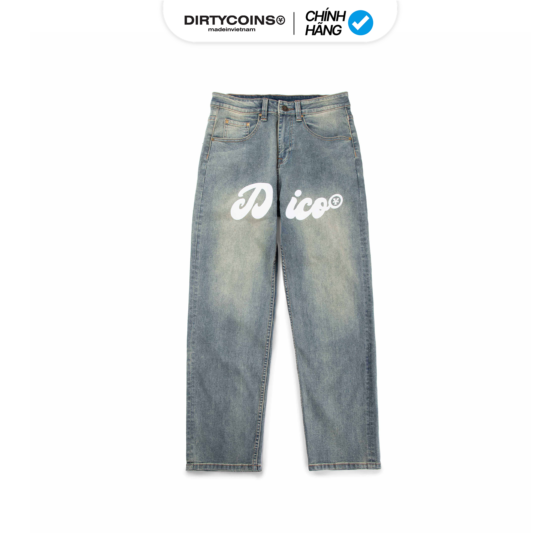 Quần DirtyCoins Comfy Essential Jeans - Moss Blue