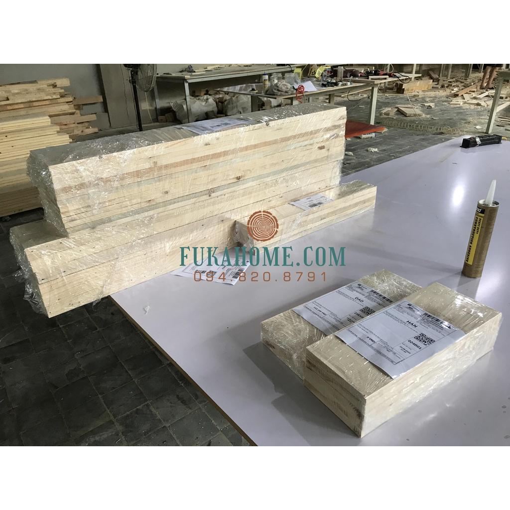 Tấm gỗ thông mới R20xD90/D100cm, Dày 1,8 cm bào láng 2 mặt làm bàn, mặt ghế, kệ, giá - TG20x1.8-100
