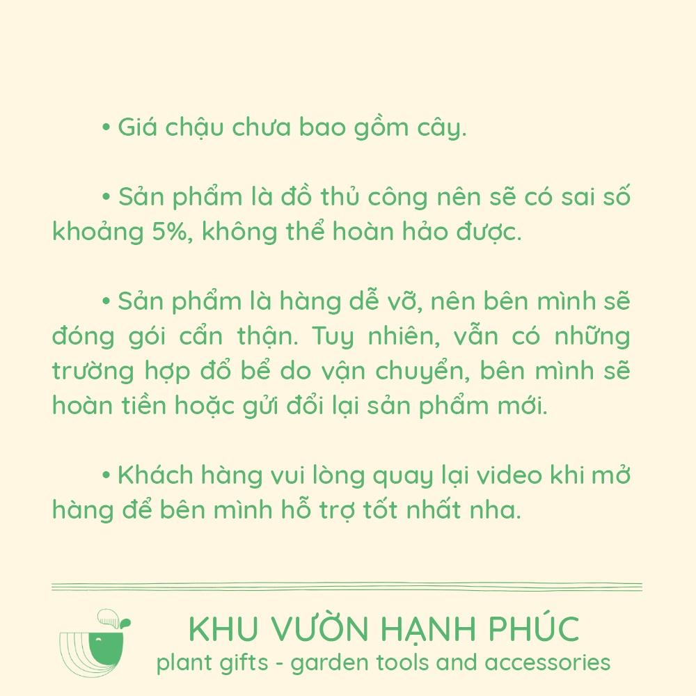 Chậu in hình - Những lời nhắn nhủ dễ thương - Size 7-8cm, quà tặng, trang trí, văn phòng,...