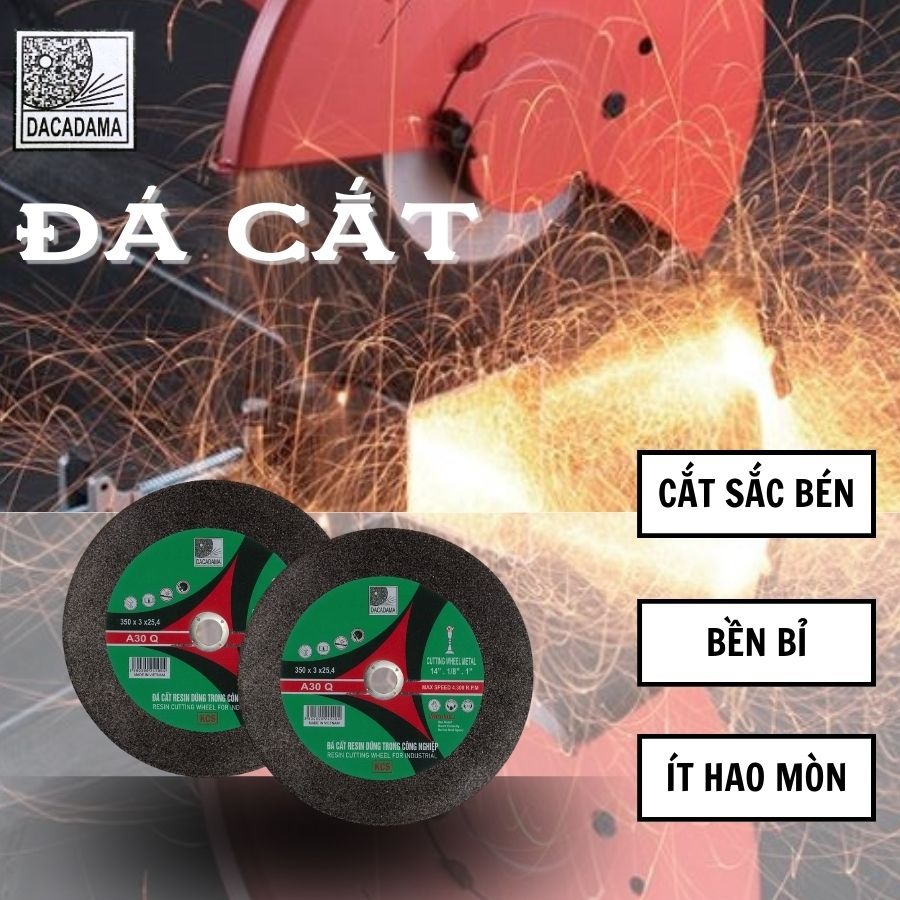 (1 Viên) Đá Cắt Sắt Resin Đen 300x3x25.4mm Cắt Sắc Bén, Bền Bỉ, Ít Hao Mòn Và Độ Chính Xác Hoàn Hảo | TOPWIN Official Store