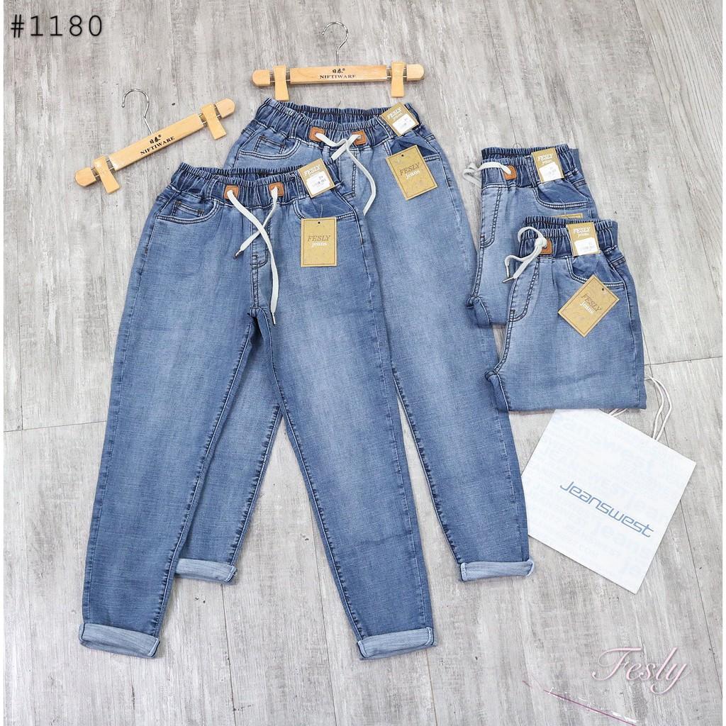 Quần Jeans Nữ Cạp Chun 3061 Cạp Cao