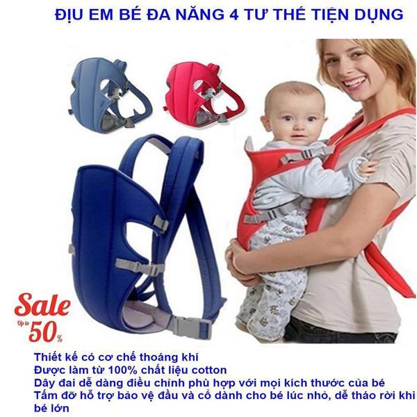 Đai Đeo An Toàn Cho Bé - Đai Địu 4 Tư Thế Cho Em Bé Nhiều Màu -An toàn cho bé, tiện lợi cho mẹ - Yumeshop94