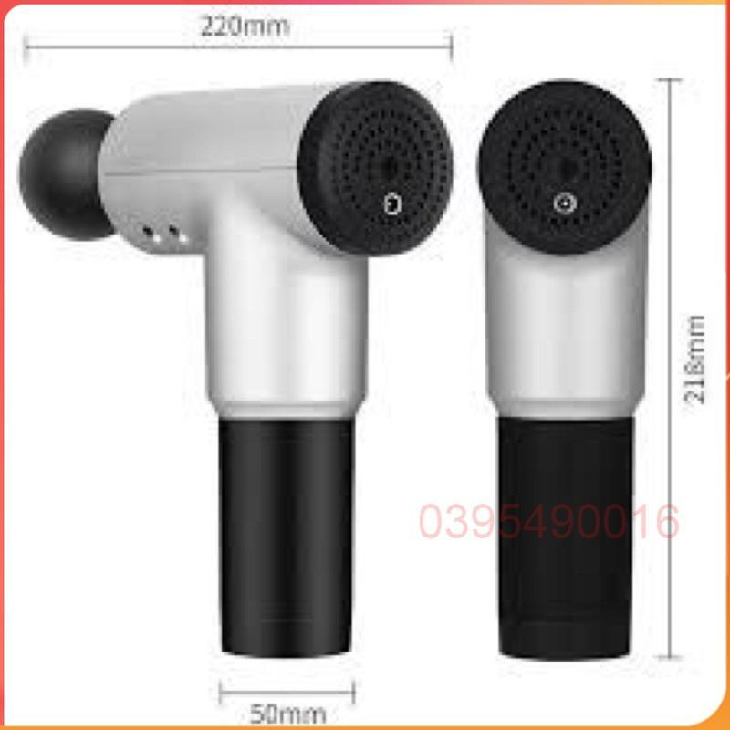 Máy massage cầm tay, mát-xa bấm huyệt Cao Cấp 4 đầu 6 chế độ trị nhức mỏi vai gáy, đau giãn cơ