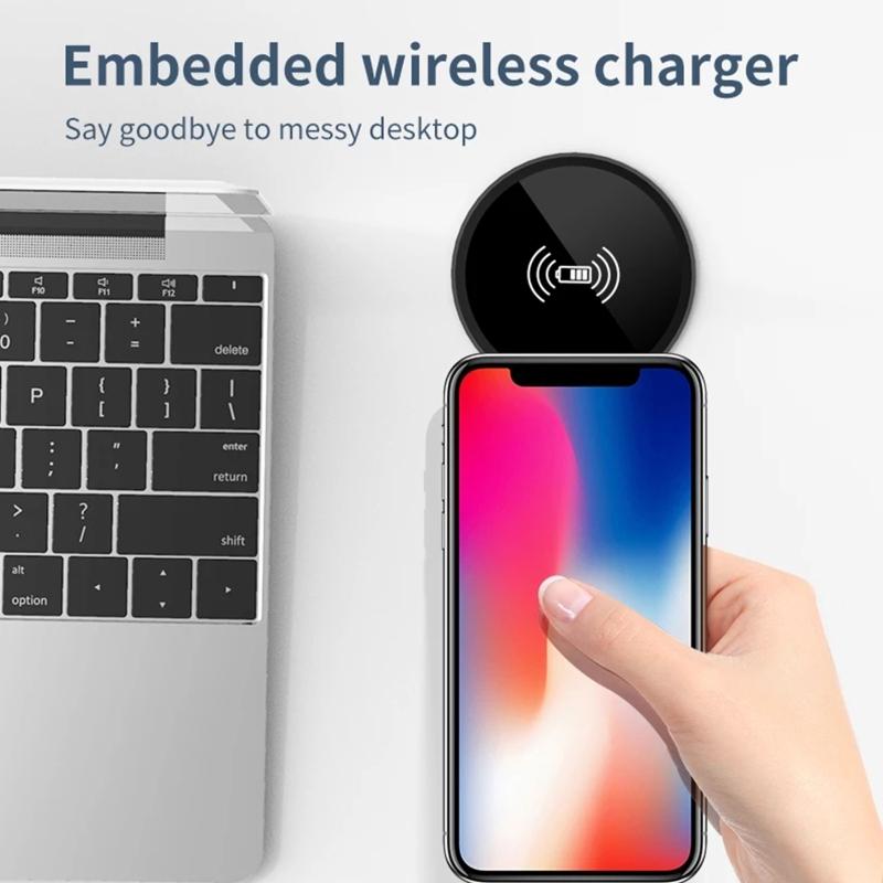 594A 15W Bộ sạc không dây nhanh được tích hợp trong bộ sạc máy tính để bàn Desktop được nhúng bộ sạc không dây nhanh cho sạc 13 12 Galaxy S22