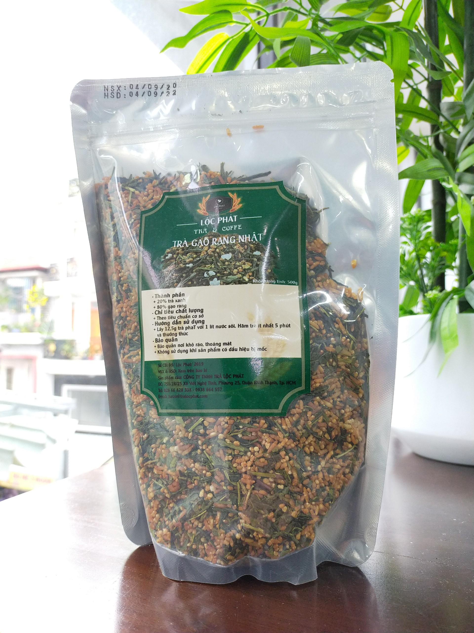 TRÀ GẠO NHẬT RANG LỘC PHÁT - 0.5KG - NGUYÊN LIỆU DÙNG PHA CHẾ ĐỒ UỐNG - TRÀ SỮA