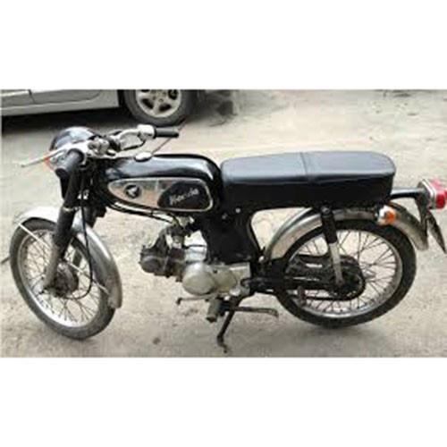 Yên xe độ gắn xe máy 67 màu đen