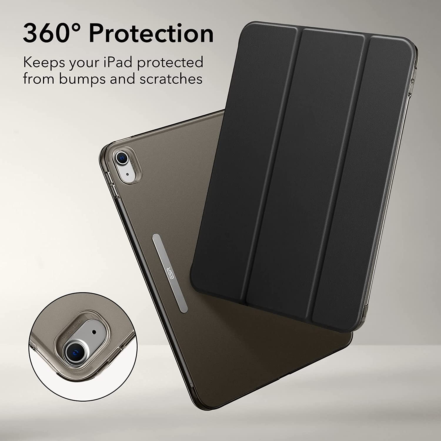Bao da dành cho iPad Gen 10 10.9 inch 2022 ESR Ascend Trifold Case - Hàng Chính Hãng