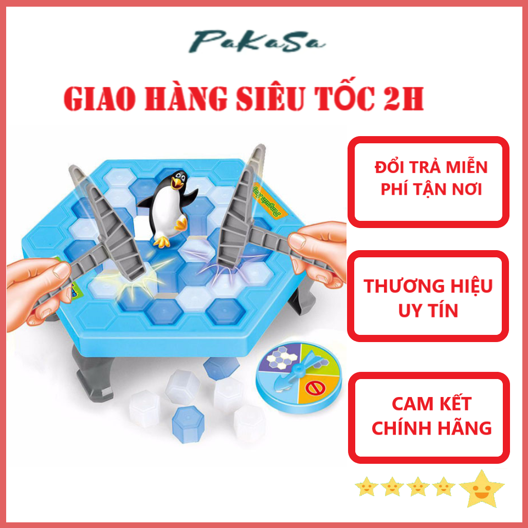 Bộ Trò Chơi Bẫy Chim Cánh Cụt Cho Bé PaKaSa - Hàng Chính Hãng