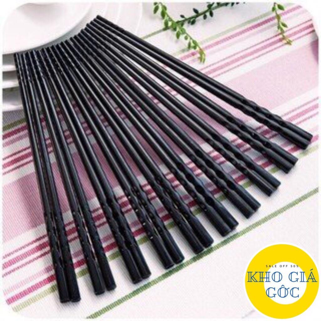 Đũa Nhựa Phíp Đen Chất Lượng Cao