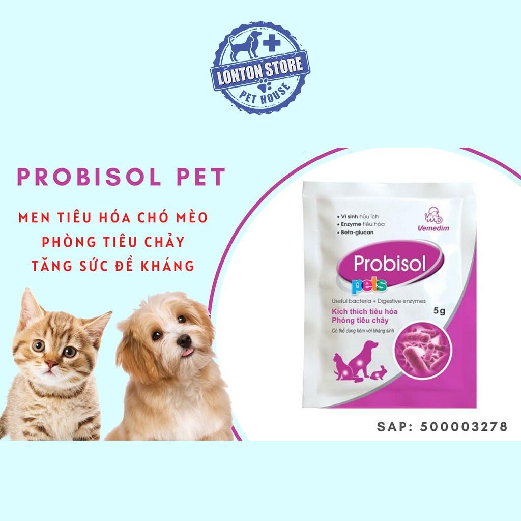 Men Tiêu Hóa Probisol Pet -Phòng Tiêu Chảy Cho Chó Mèo,Tăng Cường Đề Kháng Sau Bệnh,gói 5gr, Lonton Store & Vemedim