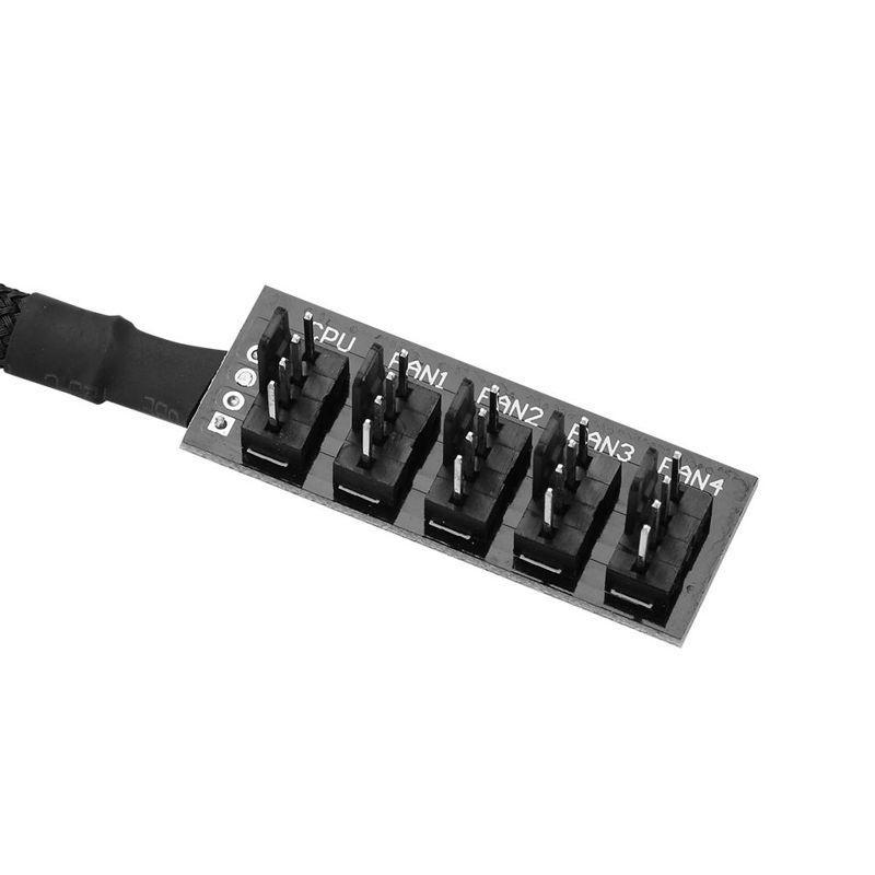 Bộ đầu chia 4 pin 5 khe cắm PWM chuyên dụng cho bộ tản nhiệt máy tính
