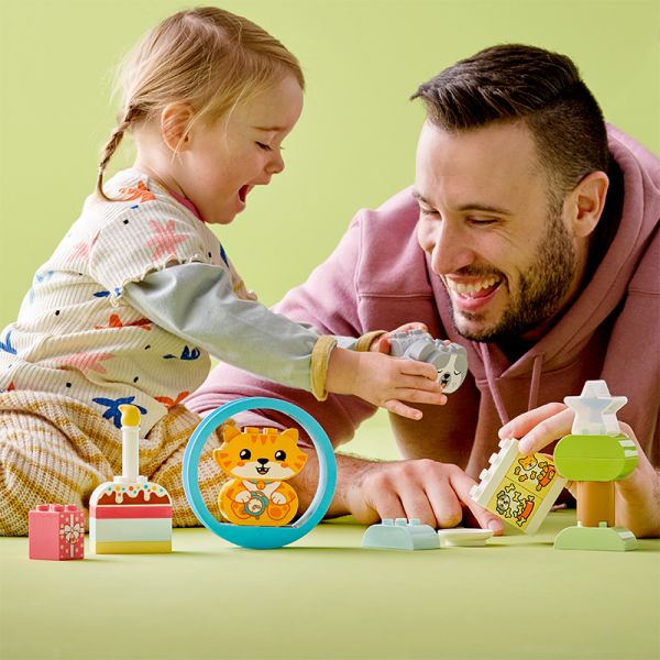 BỘ LẮP RÁP LEGO DUPLO 10977 BỘ ĐÔI BẠN CÚN VÀ MÈO KÈM ÂM THANH
