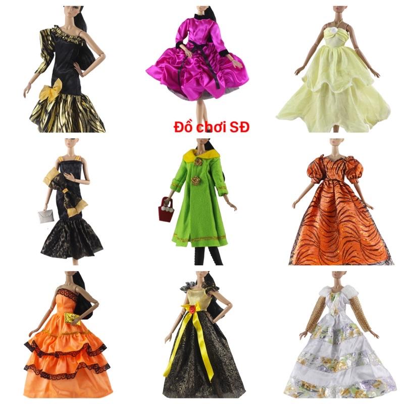 Đầm dài búp bê 30 cm - 1 cái ngẫu nhiên