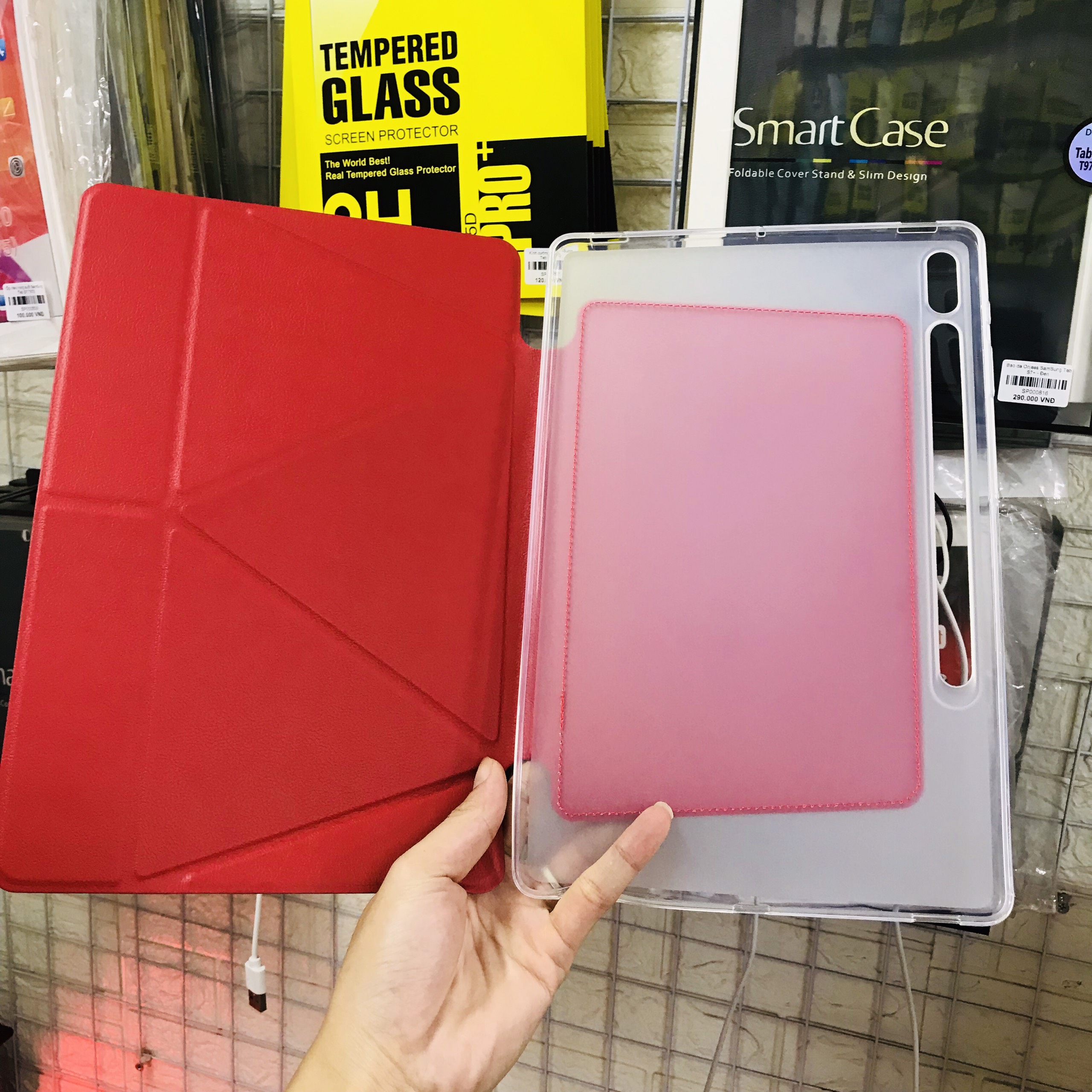 Bao Da dành cho Samsung Tab S6 T860/T865 chính hãng Onjess lưng silicon mềm, chống sốc Hỗ Trợ Smart Cover Đóng Mở Màn Hình - Hàng Chính Hãng