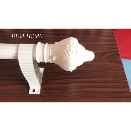 Đầu Chụp Thanh Treo Rèm Bền - Đẹp - Rẻ - Chịu Lực Tốt (1 cặp)-DIGA HOME