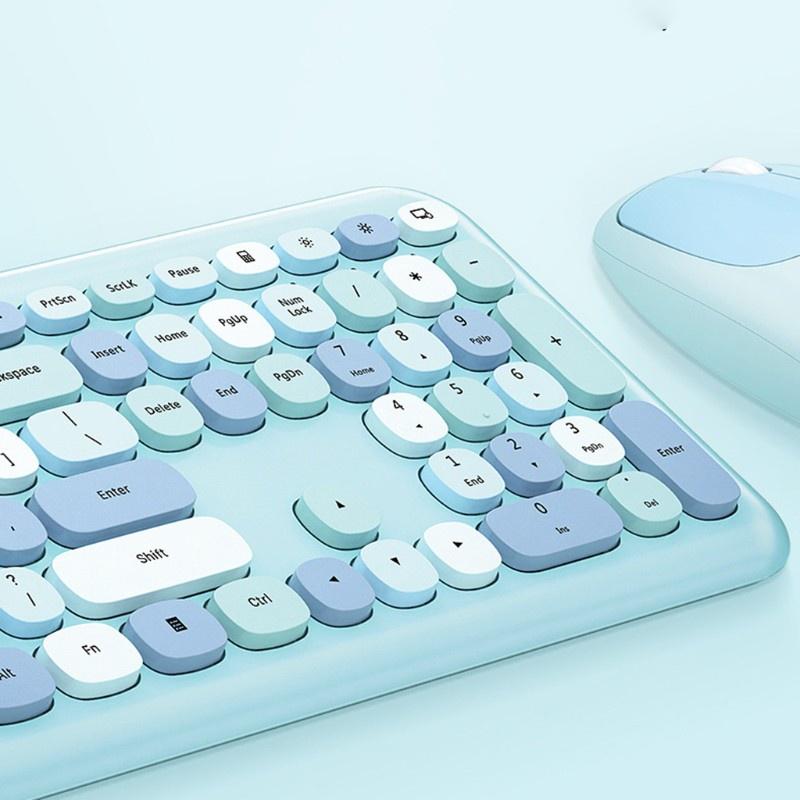 HSV Wireless Keyboard and Mouse 110 Keys for PC, Notebook,Tablet, Laptop, Windows