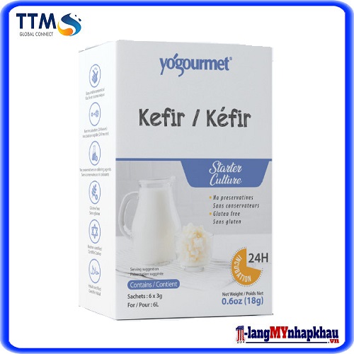 Bột men làm sữa chua Kefir 18gr