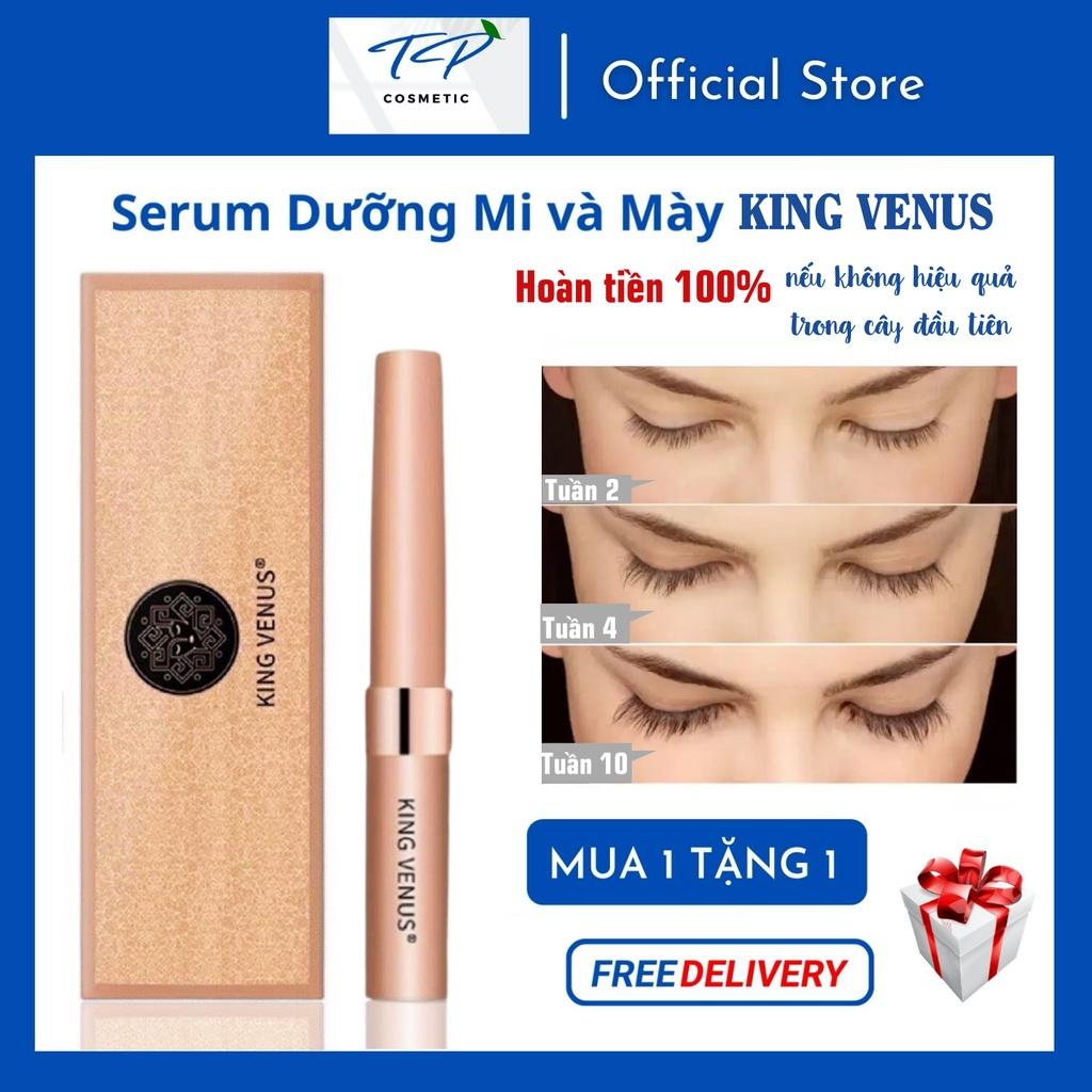 Combo 02 Serum Dưỡng Mi và Mày King Venus: Cung cấp dưỡng chất nuôi dưỡng lông mi và mày. Dưỡng mi dài và dày chỉ sau liệu trình 1 cây. Cam kết hoàn tiền nếu không hiệu quả