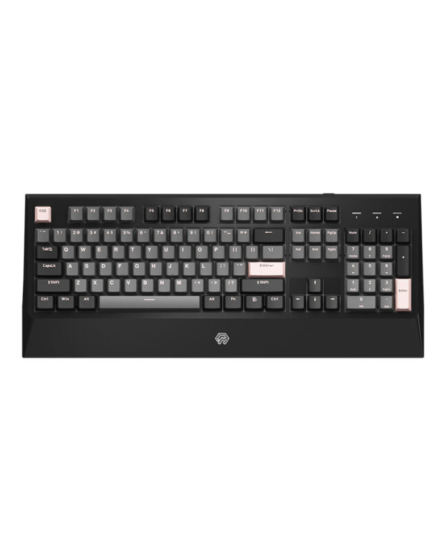 Bàn phím cơ Mojike GK1 Black Pink _Hàng chính hãng