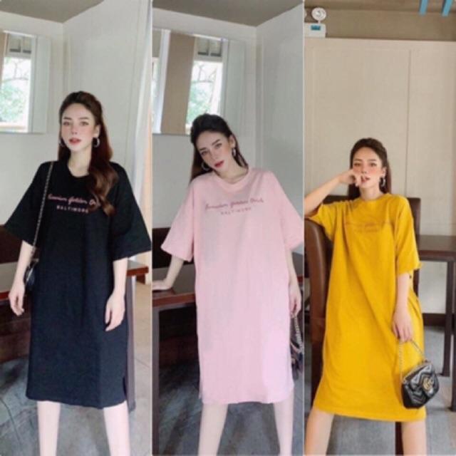 Đầm bầu suông cotton siêu đẹp