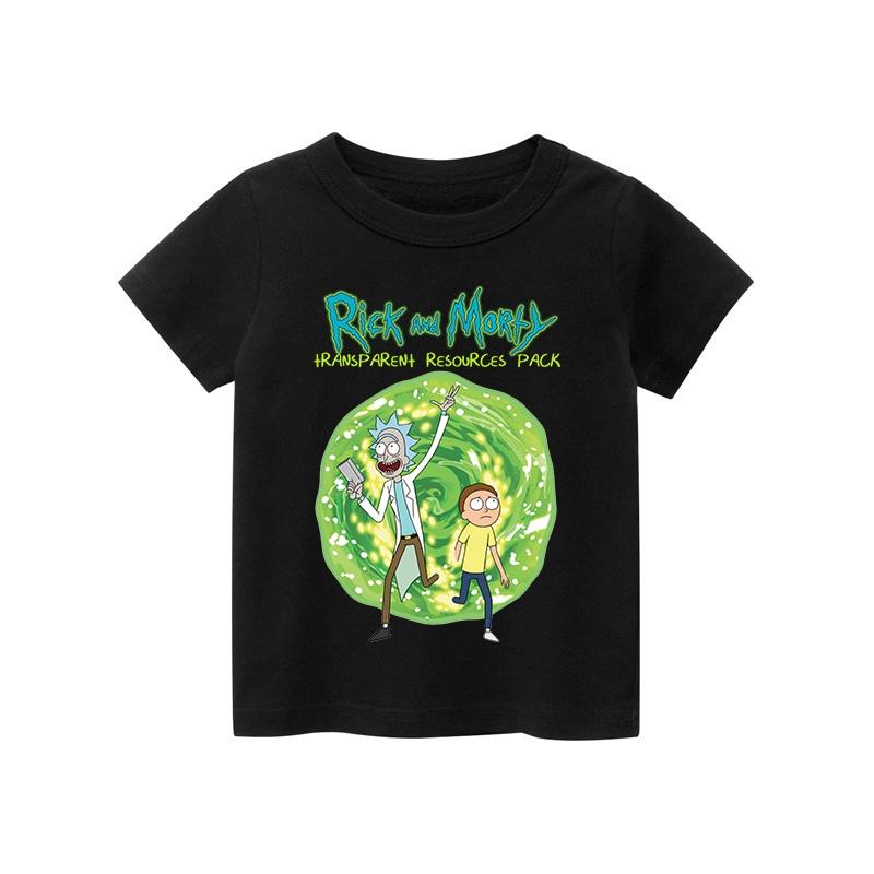 Áo thun trẻ em RICK AND MORTY , 8 màu áo, đầy đủ size có big size, MÀU KHÁC NHẮN TIN SHOP